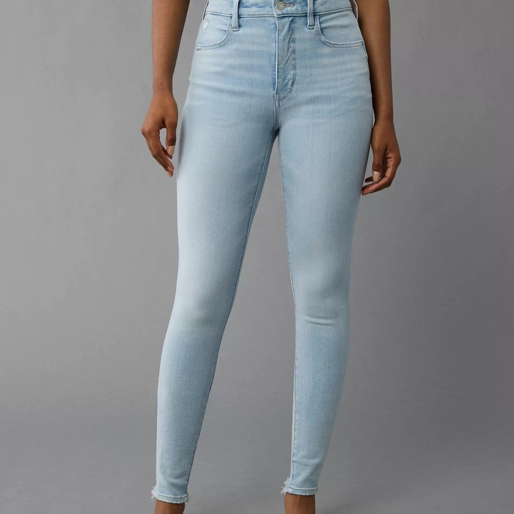 American Eagle Super High Rise Dream Jegging 16 33W NWT